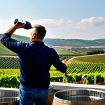 **

"A modern winery in the Odessa region of Ukraine, featuring stainless steel tanks and oak barrels. A winemaker, fully clothed in appropriate attire, inspects the wine. Rolling hills with vineyards in the background. Professional photography, high quality, safe for work, appropriate content, fully clothed, professional, natural proportions, well-formed hands."

**
