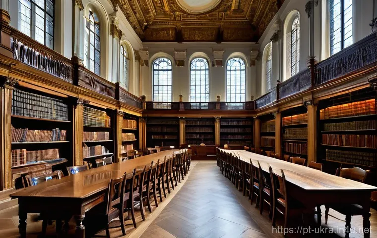 우크라이나에서 가장 오래된 도서관 - **Prompt 1: The Grandeur of Knowledge in 1866**
"A majestic, wide-angle interior view of a histo...