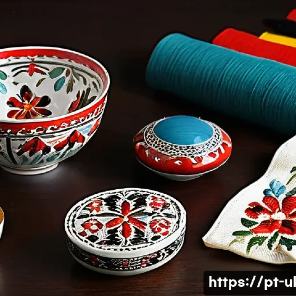 우크라이나에서 해외직구 하는 방법 - **Exquisite Ukrainian Craftsmanship and Jewelry Display**
    A highly detailed, professional studio...
